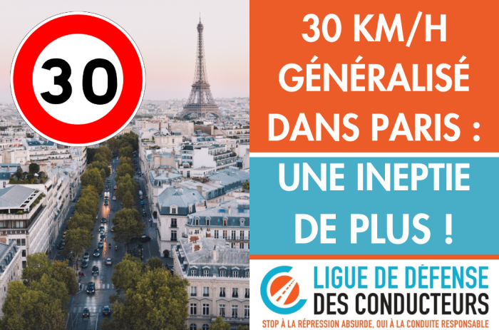 30 km/h à Paris&nbsp;: une ineptie de plus