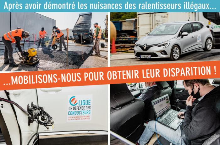 Ralentisseurs illégaux : après un carton sur les réseaux sociaux, place à la suite de notre plan d’actions !