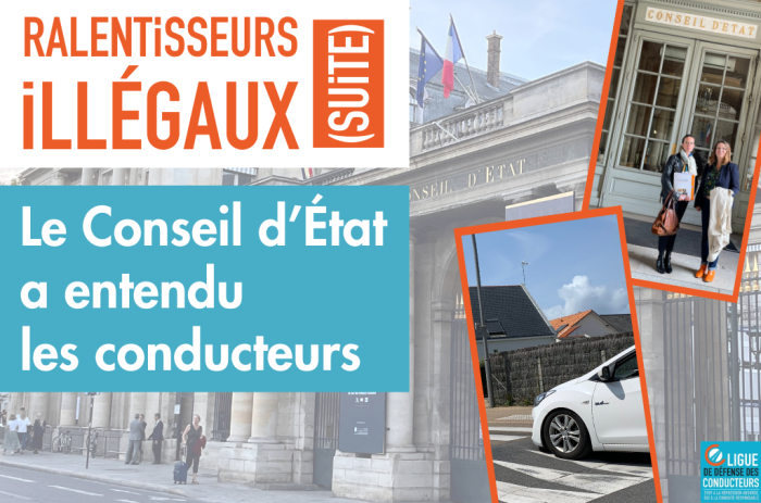 Ralentisseurs illégaux : le Conseil d’État fait un premier pas vers les conducteurs
