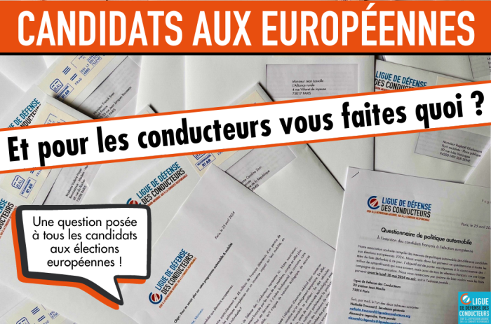 Élections européennes&nbsp;: à quelle sauce les candidats vont-ils manger les conducteurs ?