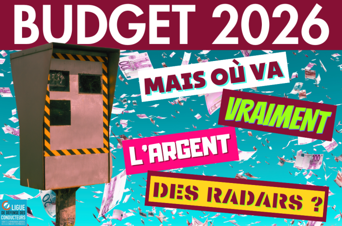 Amendes&nbsp;: de moins en moins d’argent consacré à la sécurité routière !