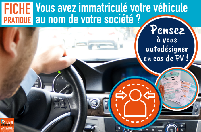 Rappel important &nbsp;: entrepreneurs individuels, vous êtes concernés par l’obligation de désignation du conducteur