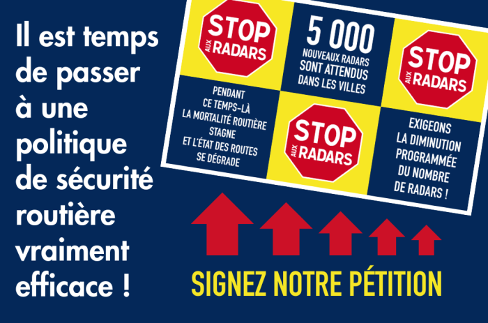 Stop au tout radar &nbsp;: il est temps de se préoccuper de l’état des routes !