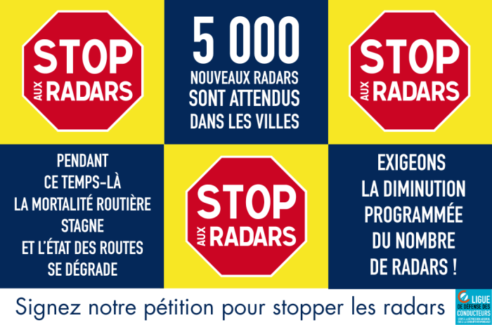 Stop aux radars !