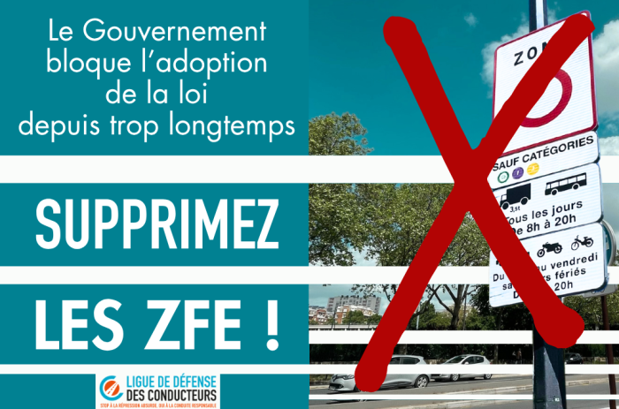 Supprimez les ZFE maintenant !