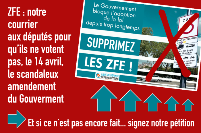 ZFE&nbsp;: la mobilisation citoyenne ne faiblit pas, la LDC appelle les députés à ne pas céder