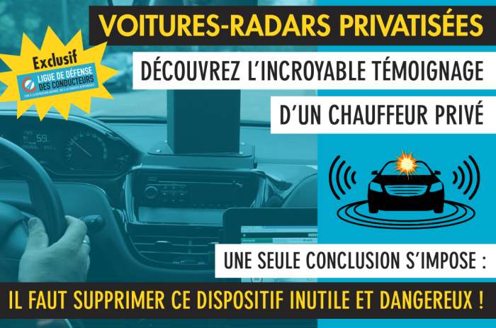 Conducteurs floués, chauffeurs exploités&nbsp;: l’arnaque des voitures-radars privatisées