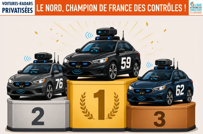 Voitures-radars privées&nbsp;: les podiums de leurs terrains de chasse préférés !